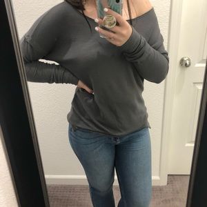 Tilly’s off the shoulder shirt